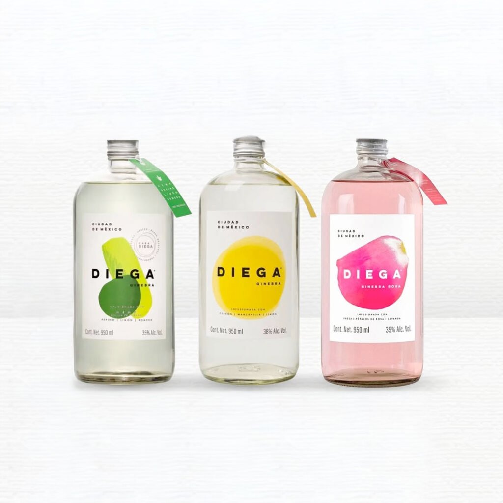 Diega Ginebra – Infused Gin from Mexico City 750ml